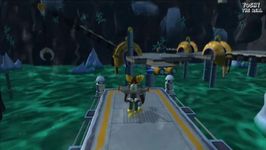 une photo d'Ã©cran de Ratchet et Clank sur Sony Playstation 2